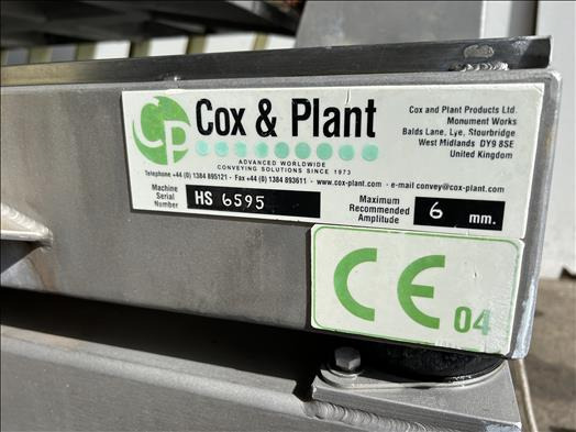 Conveyor Cox and Plant Vibratory conveyor: picture 7