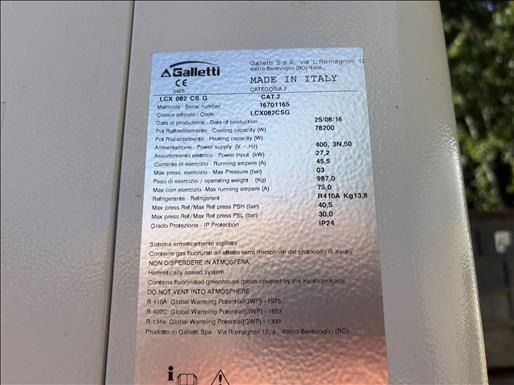 Galetti LCX082 Water chiller - Food processing equipment: picture 5 Galetti LCX082 Water chiller - Food processing equipment: picture 5