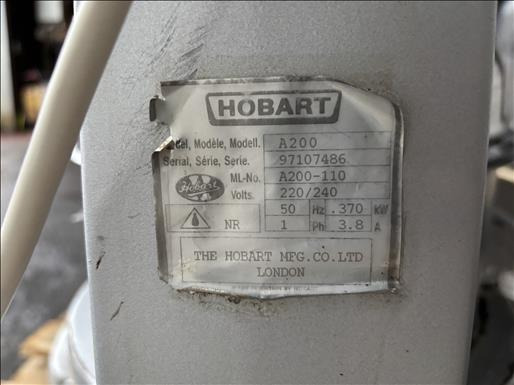 Hobart A200 Planetary mixer - Food processing equipment: picture 5 Hobart A200 Planetary mixer - Food processing equipment: picture 5
