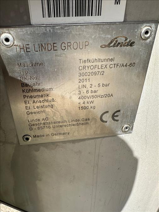 Industrial equipment Linde Cryoflex CTFA4-60 Cryogenic Freezer: picture 12 Industrial equipment Linde Cryoflex CTFA4-60 Cryogenic Freezer: picture 12