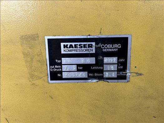 Food processing equipment Kaeser SK26 Air compressor: picture 6 Food processing equipment Kaeser SK26 Air compressor: picture 6