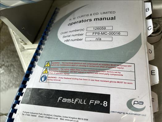 Packaging machinery PAL FP8 Rotary filler: picture 16