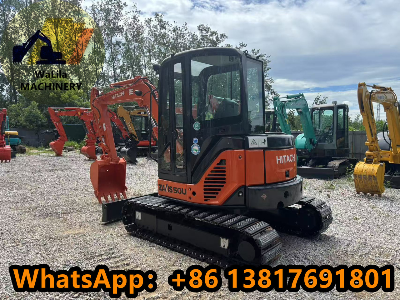 Mini excavator HITACHI ZX50US: picture 6 Mini excavator HITACHI ZX50US: picture 6