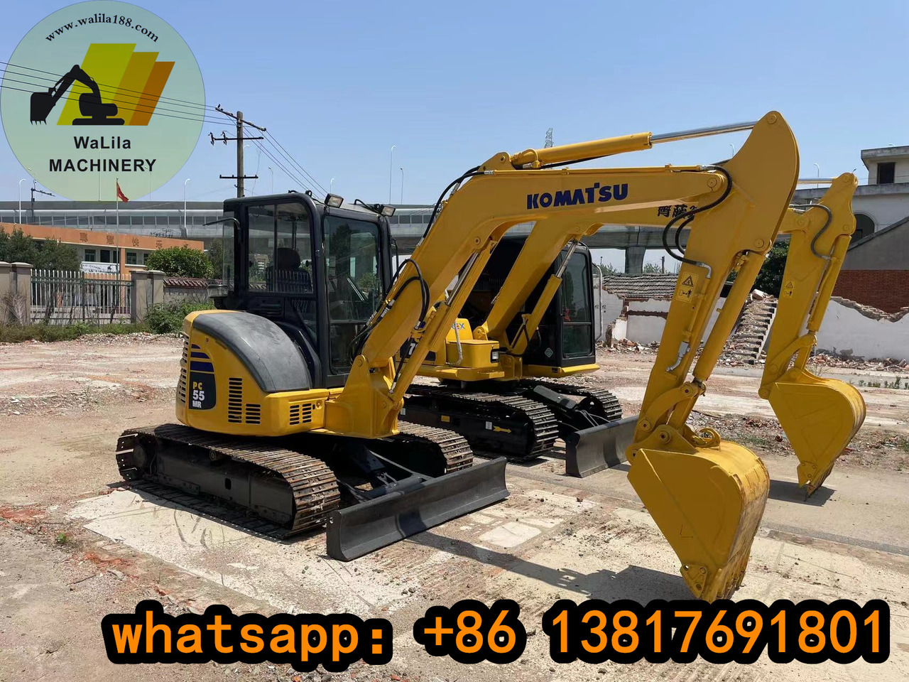 KOMATSU PC 55 MR-3 - Mini excavator: picture 4 KOMATSU PC 55 MR-3 - Mini excavator: picture 4