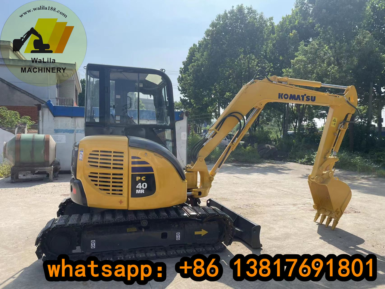 KOMATSU PC40MR - Mini excavator: picture 1 KOMATSU PC40MR - Mini excavator: picture 1