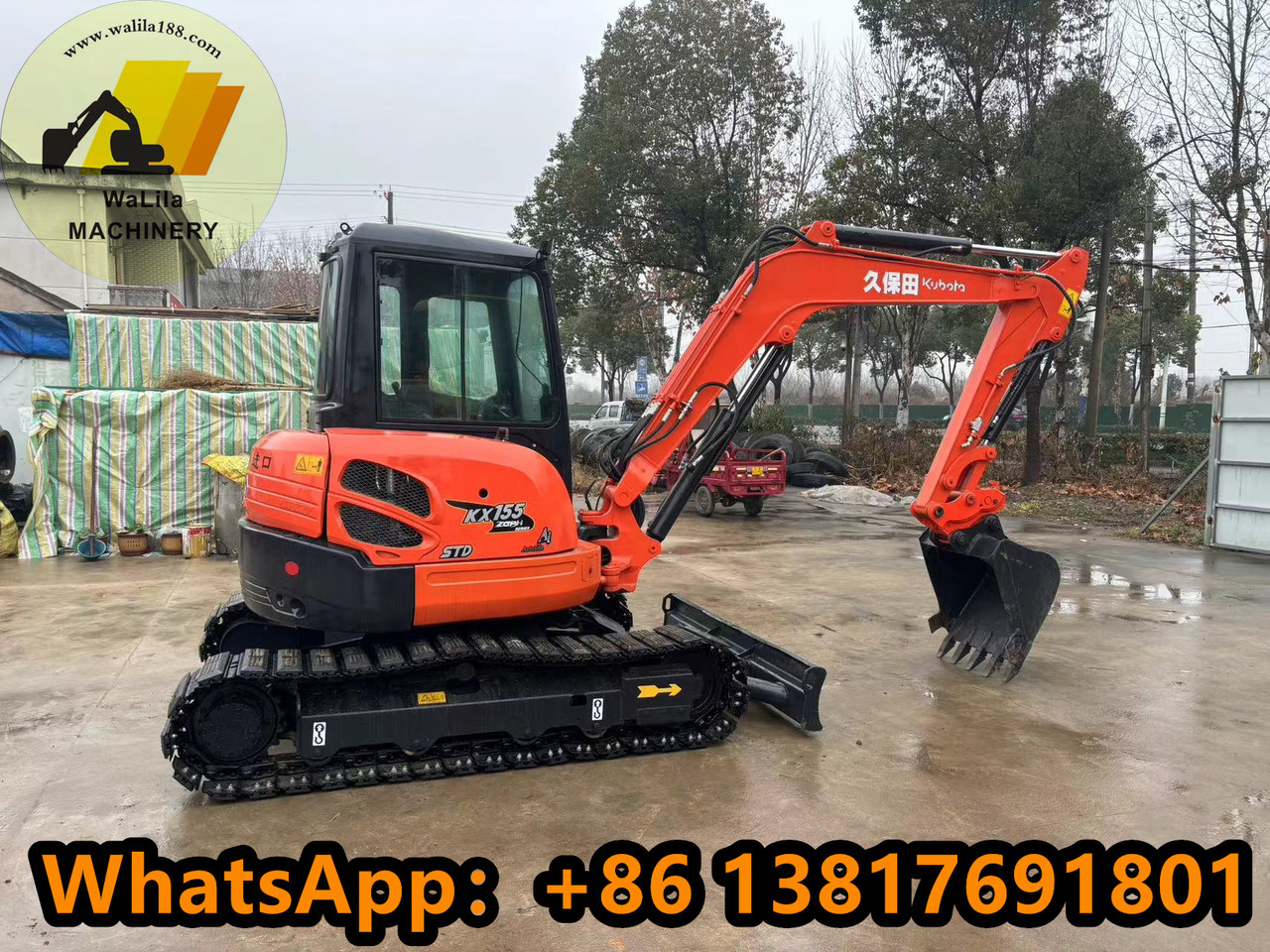 KUBOTA kx155-5 - Mini excavator: picture 1 KUBOTA kx155-5 - Mini excavator: picture 1
