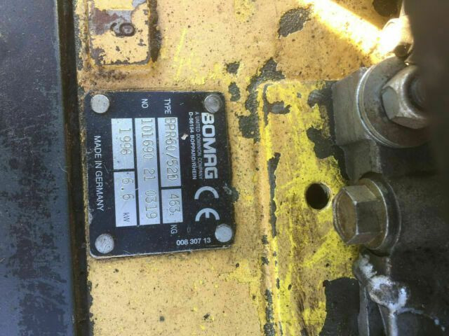 Bomag BPR 60/52D Rüttelplatte - Vibroplate: picture 2 Bomag BPR 60/52D Rüttelplatte - Vibroplate: picture 2
