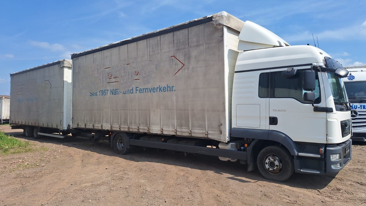 MAN TGL 8.250 Jumbo mit Anh. - Curtain side van: picture 2 MAN TGL 8.250 Jumbo mit Anh. - Curtain side van: picture 2