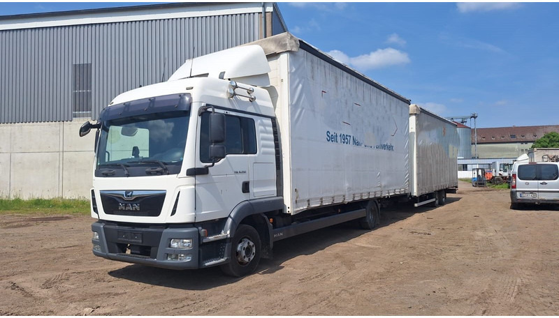MAN TGL 8.250 Jumbo mit Anh - Curtain side truck: picture 1 MAN TGL 8.250 Jumbo mit Anh - Curtain side truck: picture 1