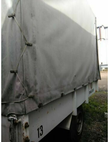 MEUSBURGER Moessbauer Hänger mit Flaschenzug /Kran/Ladehilf - Curtainsider trailer: picture 2 MEUSBURGER Moessbauer Hänger mit Flaschenzug /Kran/Ladehilf - Curtainsider trailer: picture 2