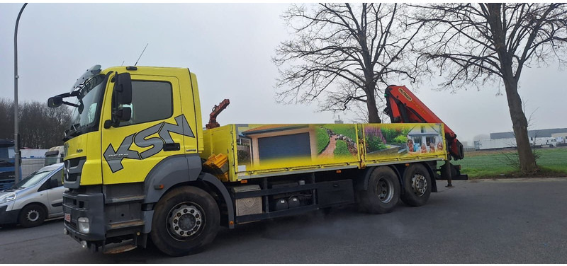 Mercedes-Benz 2636 Axor 3-Achser 6x2 mit Kran PK14002+Funk - Dropside/ Flatbed truck, Crane truck: picture 2 Mercedes-Benz 2636 Axor 3-Achser 6x2 mit Kran PK14002+Funk - Dropside/ Flatbed truck, Crane truck: picture 2