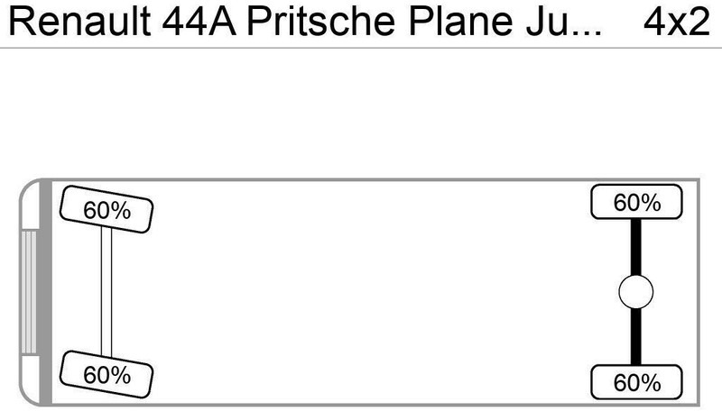 Curtain side truck Renault 44A: picture 7 Curtain side truck Renault 44A: picture 7