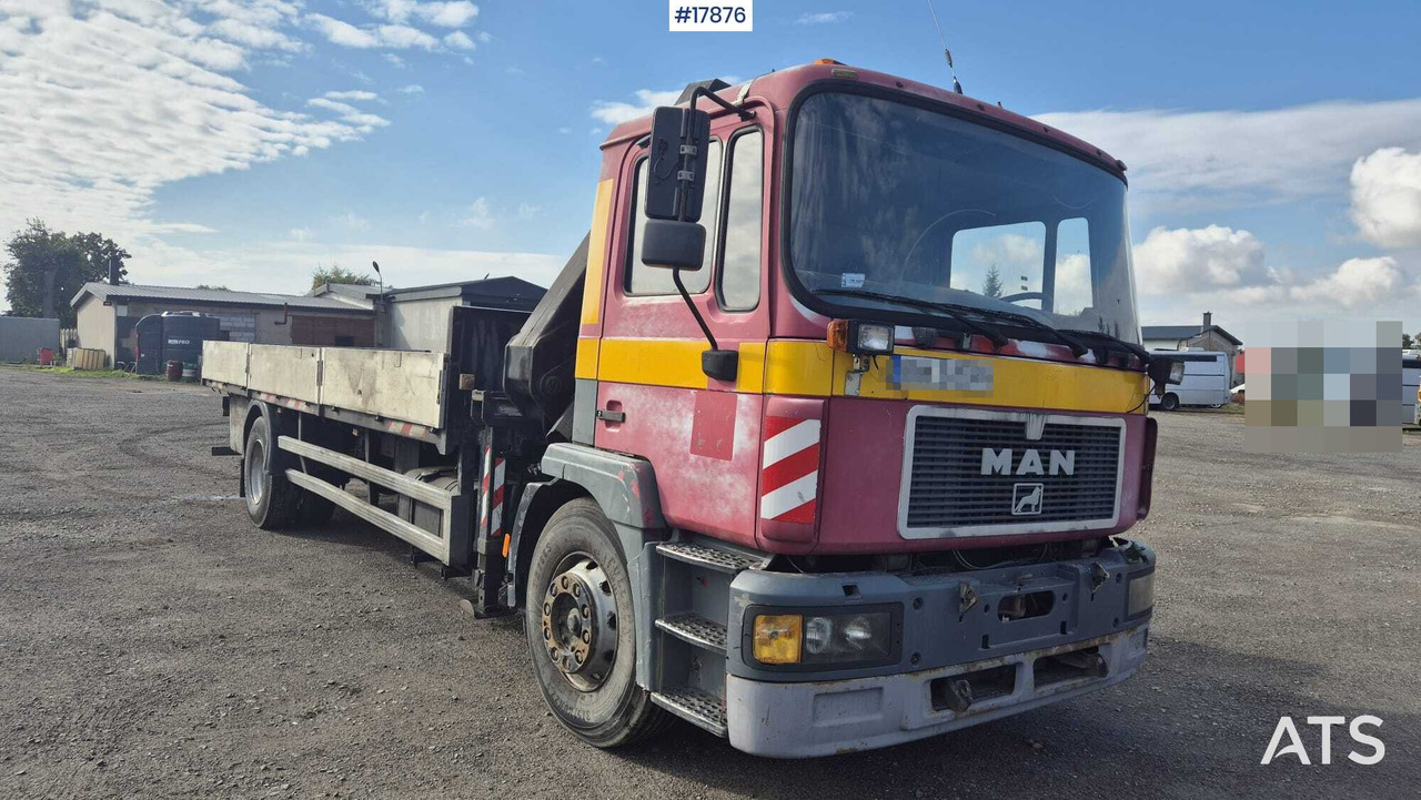 1997 MAN 18.224 - Dropside/ Flatbed truck, Crane truck: picture 3 1997 MAN 18.224 - Dropside/ Flatbed truck, Crane truck: picture 3