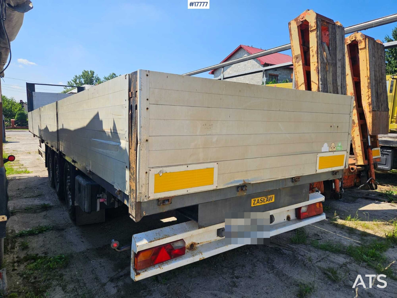 2008 Zaslaw D-651 - Dropside/ Flatbed semi-trailer: picture 4 2008 Zaslaw D-651 - Dropside/ Flatbed semi-trailer: picture 4