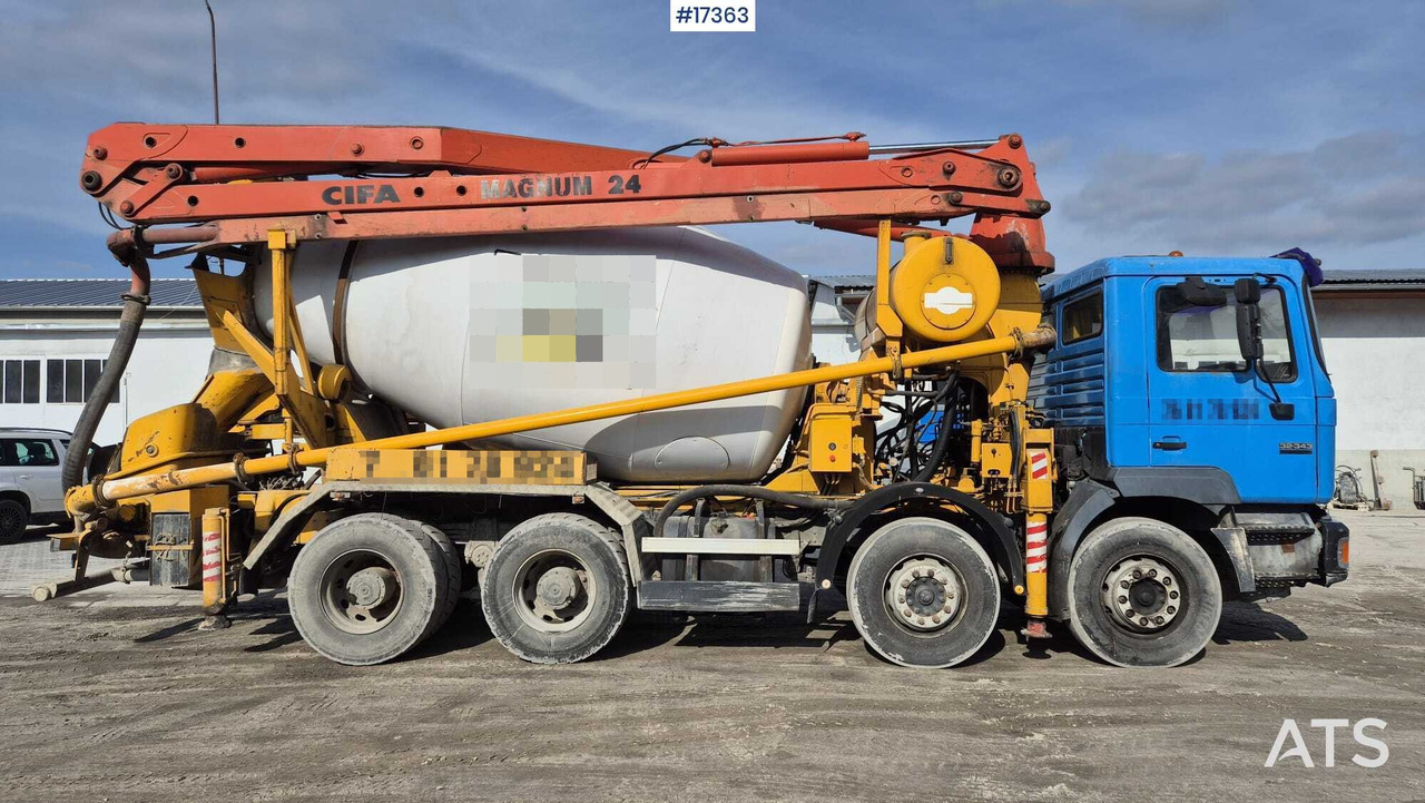 Concrete pump truck CIFA 24 concrete pump on MAN 32.343 chassis (1999): picture 6