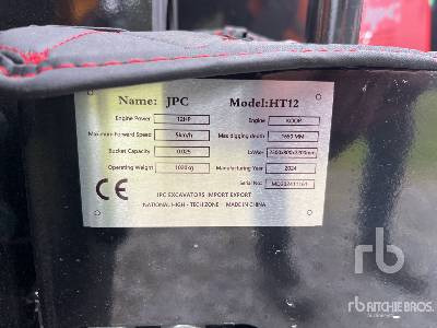 JPC HT12 (Unused) - Mini excavator: picture 2 JPC HT12 (Unused) - Mini excavator: picture 2