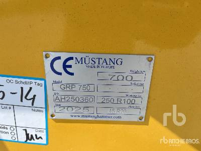 MUSTANG GRP750 (Unused) - Grapple: picture 5 MUSTANG GRP750 (Unused) - Grapple: picture 5