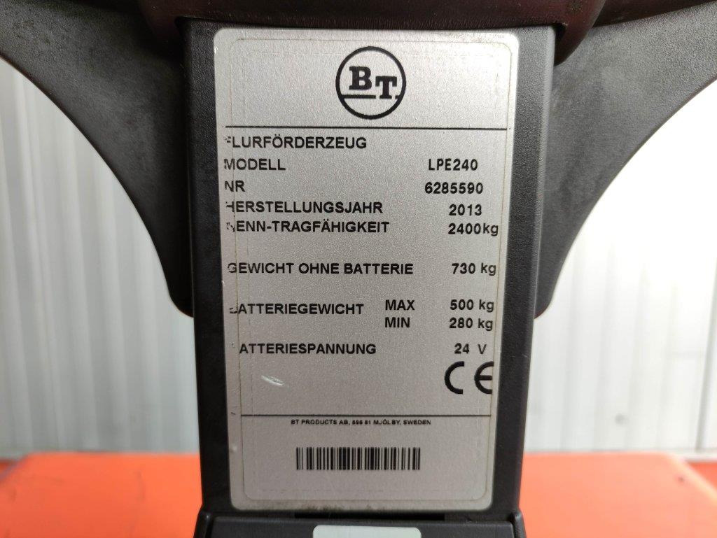 BT LPE240 - Pallet truck: picture 5 BT LPE240 - Pallet truck: picture 5