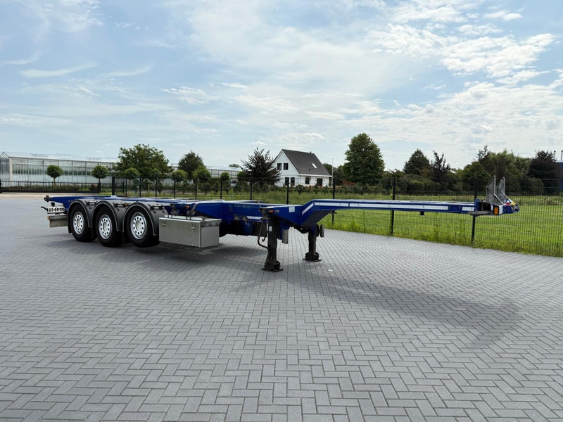 D-Tec FLEXITRAILER GESCOPEERD, 20, 40 FT, MULTI UITSCHUIFBAAR, 1 LIFTAS. - Container transporter/ Swap body semi-trailer: picture 1 D-Tec FLEXITRAILER GESCOPEERD, 20, 40 FT, MULTI UITSCHUIFBAAR, 1 LIFTAS. - Container transporter/ Swap body semi-trailer: picture 1
