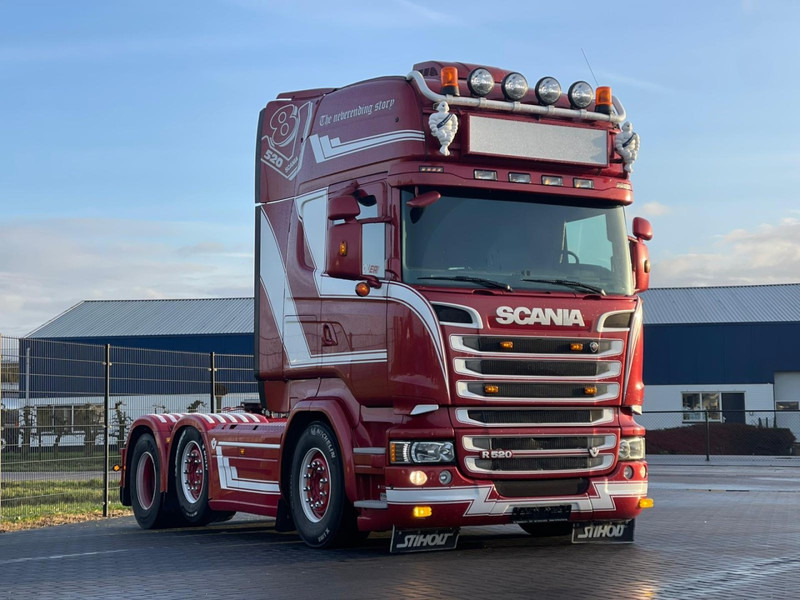 Scania R520 6X2/4, VOLLUCHT, SHOWTRUCK, LEER, RETARDER. - Tractor truck: picture 1 Scania R520 6X2/4, VOLLUCHT, SHOWTRUCK, LEER, RETARDER. - Tractor truck: picture 1