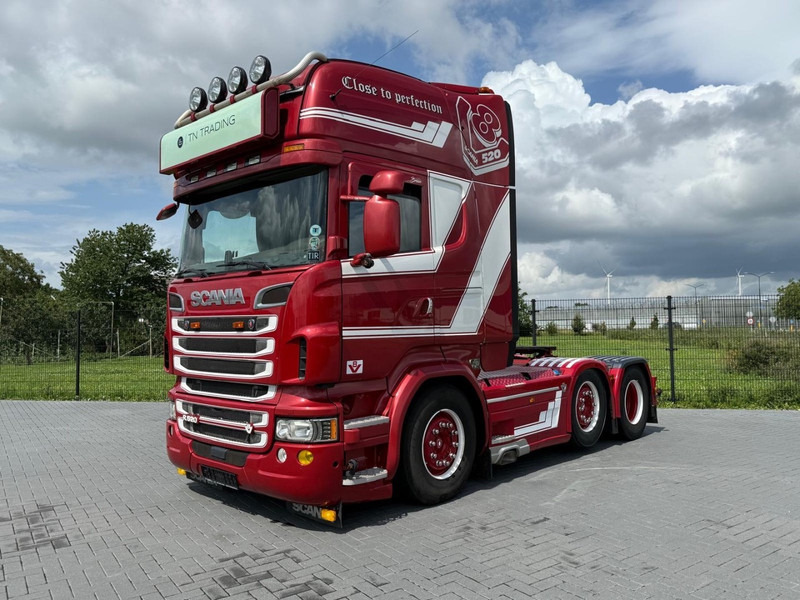 Scania R520A6X2/4NB VOLLUCHT, LEER, RETARDER, SHOW, 6X2/4, TOP CONDITIE. - Tractor truck: picture 2 Scania R520A6X2/4NB VOLLUCHT, LEER, RETARDER, SHOW, 6X2/4, TOP CONDITIE. - Tractor truck: picture 2