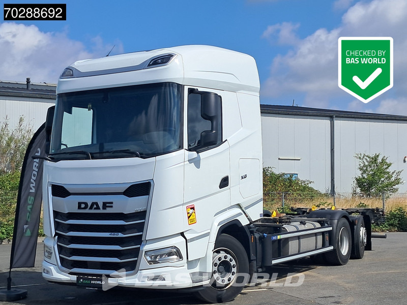 DAF XG 480 6X2 BDF 2xTanks Lift+lenkasche Automatic ACC LED Euro 6 - Container transporter/ Swap body truck: picture 1 DAF XG 480 6X2 BDF 2xTanks Lift+lenkasche Automatic ACC LED Euro 6 - Container transporter/ Swap body truck: picture 1
