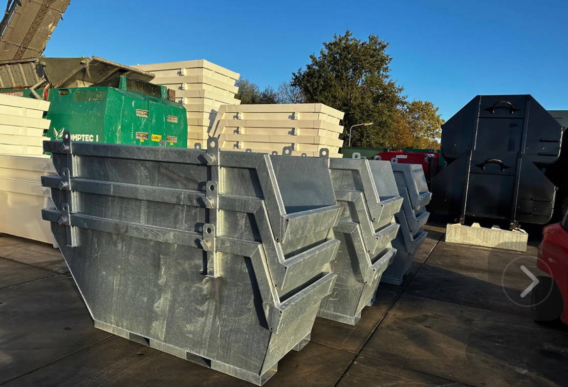 Sidalco 2 m3 gegalvaniseerd - Skip bin: picture 2 Sidalco 2 m3 gegalvaniseerd - Skip bin: picture 2