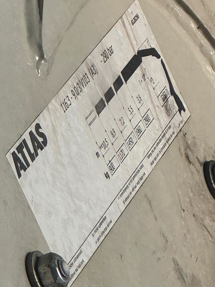 Mercedes-Benz Atego / 1324 MEILLER 4X4 KRAN ATLAS 116.3 Kipper - Tipper, Crane truck: picture 4 Mercedes-Benz Atego / 1324 MEILLER 4X4 KRAN ATLAS 116.3 Kipper - Tipper, Crane truck: picture 4