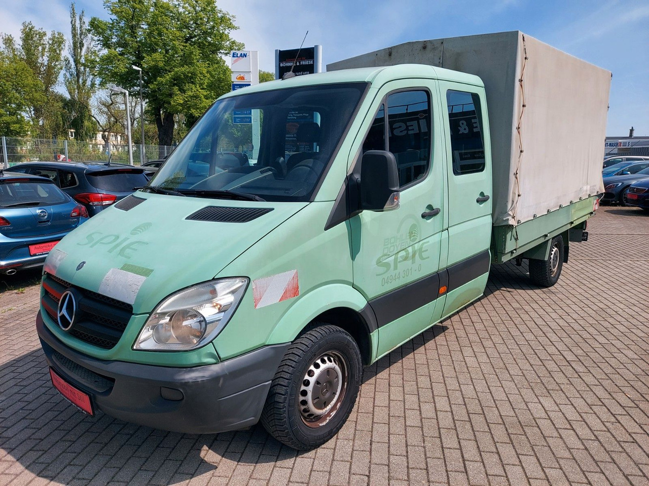 Mercedes-Benz Sprinter II Pritsche/DoKa 313 CDI KLIMA 7 SITZE - Curtain side van, Combi van: picture 3 Mercedes-Benz Sprinter II Pritsche/DoKa 313 CDI KLIMA 7 SITZE - Curtain side van, Combi van: picture 3