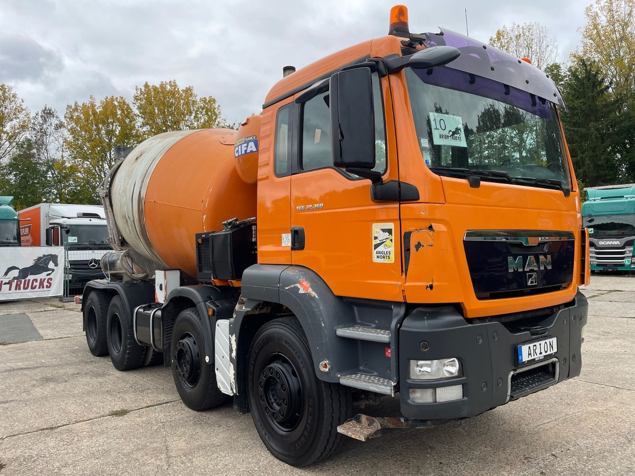 MAN TGS 32.360 8x4 BB Betonmischer/CIFA/SL9/9m3/EU4 - Concrete mixer truck: picture 1 MAN TGS 32.360 8x4 BB Betonmischer/CIFA/SL9/9m3/EU4 - Concrete mixer truck: picture 1