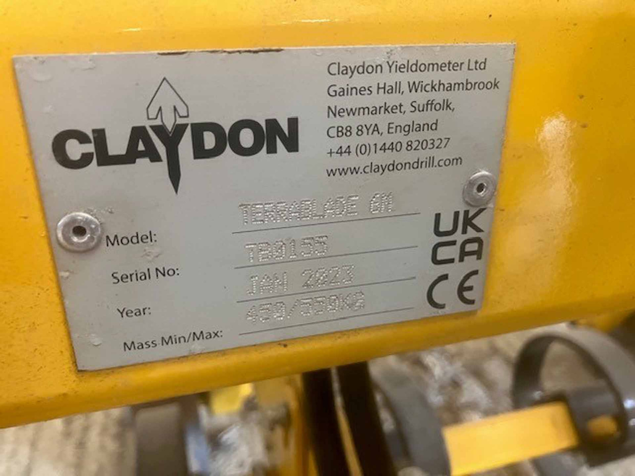 Claydon Terrablade 6m - Soil tillage equipment: picture 4 Claydon Terrablade 6m - Soil tillage equipment: picture 4