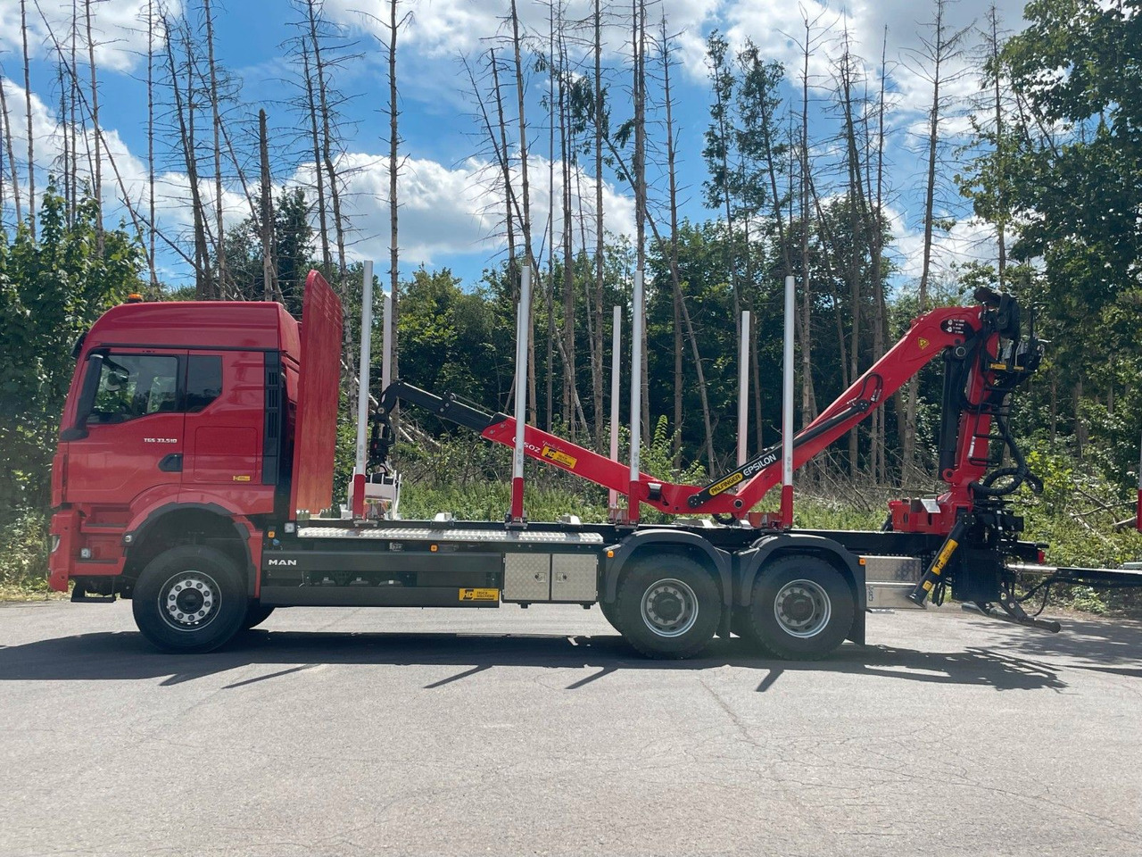MAN TGS 33.510 6X4 BL Euro6e EPSILON 170Z - Logging truck, Crane truck: picture 5 MAN TGS 33.510 6X4 BL Euro6e EPSILON 170Z - Logging truck, Crane truck: picture 5