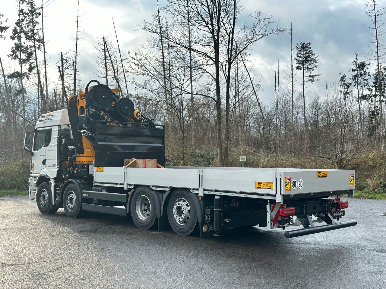 Crane truck MAN TGS 35.520 8X2 Hiab EFFER 955-8s +Jib 6s: picture 6