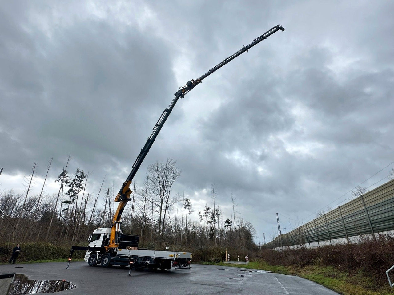 Crane truck MAN TGS 35.520 8X2 Hiab EFFER 955-8s +Jib 6s: picture 19