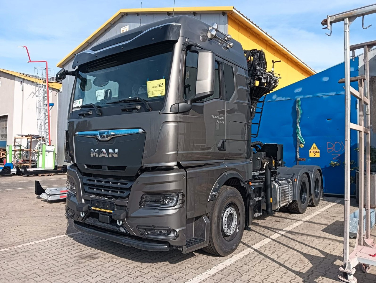 MAN TGX 26.580 6x4 LANGHOLZ EPSILON TZ 17 - Logging truck, Crane truck: picture 1 MAN TGX 26.580 6x4 LANGHOLZ EPSILON TZ 17 - Logging truck, Crane truck: picture 1
