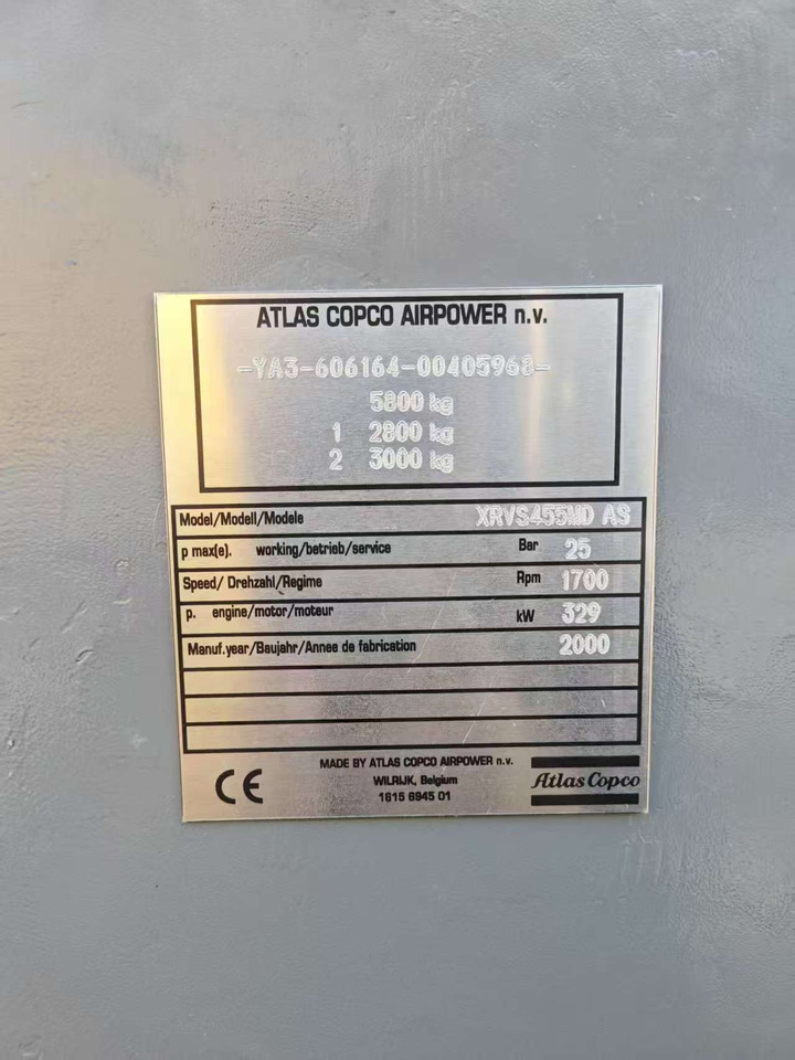 Atlas copco XRVS455MD AS - Tool/ Equipment: picture 5 Atlas copco XRVS455MD AS - Tool/ Equipment: picture 5