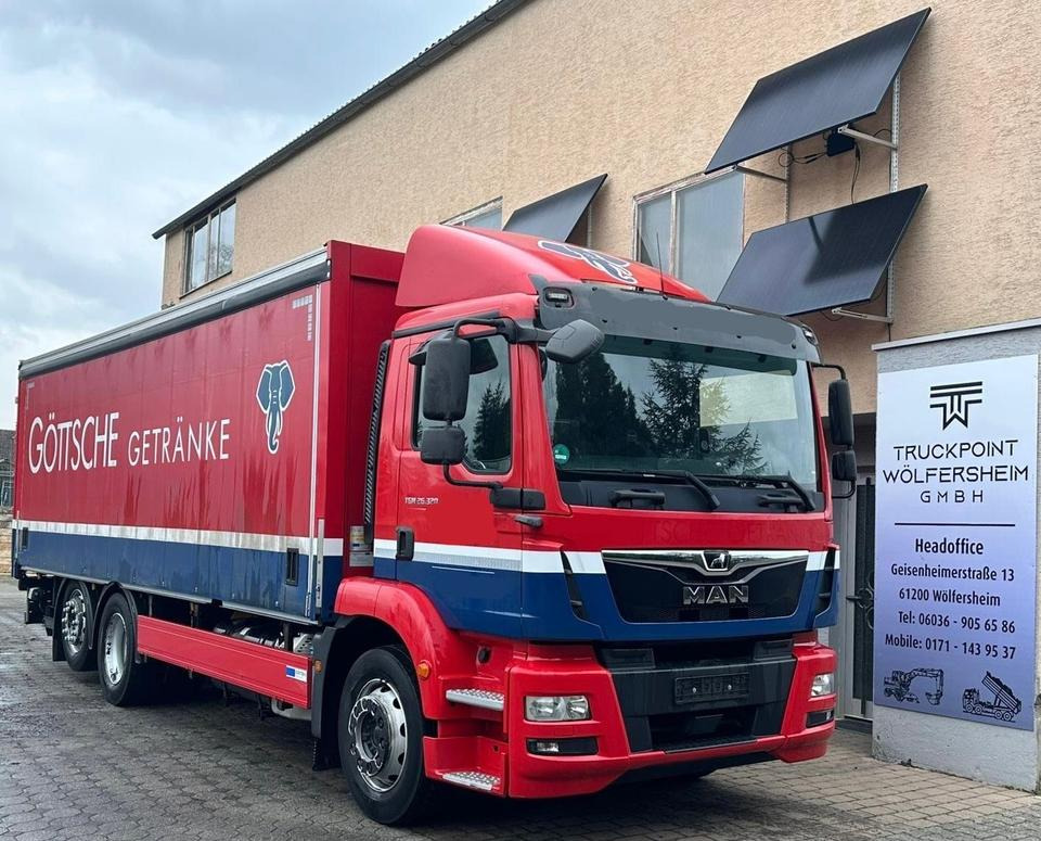 MAN TGM 26.340 L/LBW/2xAHK/LENKACHSE/18 PAL/2instock - Box truck: picture 1 MAN TGM 26.340 L/LBW/2xAHK/LENKACHSE/18 PAL/2instock - Box truck: picture 1