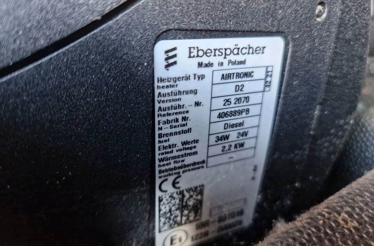 Eberspächer WEBASTO OGRZEWANIE POSTOJOWE FORD F-MAX 500 EBERSPACHER AIRTRONIC D2 24V - Heating/ Ventilation for Truck: picture 3 Eberspächer WEBASTO OGRZEWANIE POSTOJOWE FORD F-MAX 500 EBERSPACHER AIRTRONIC D2 24V - Heating/ Ventilation for Truck: picture 3