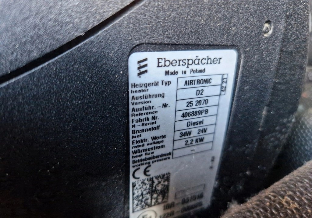 FORD WEBASTO OGRZEWANIE POSTOJOWE FORD F-MAX 500 EBERSPACHER AIRTRONIC D2 24V - Heating/ Ventilation for Truck: picture 3 FORD WEBASTO OGRZEWANIE POSTOJOWE FORD F-MAX 500 EBERSPACHER AIRTRONIC D2 24V - Heating/ Ventilation for Truck: picture 3