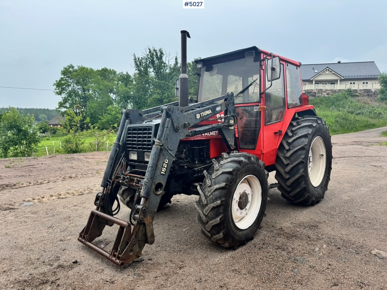 1985 Volvo Valmet 805 Turbo 4x4 w/ Front loader - Farm tractor: picture 2 1985 Volvo Valmet 805 Turbo 4x4 w/ Front loader - Farm tractor: picture 2