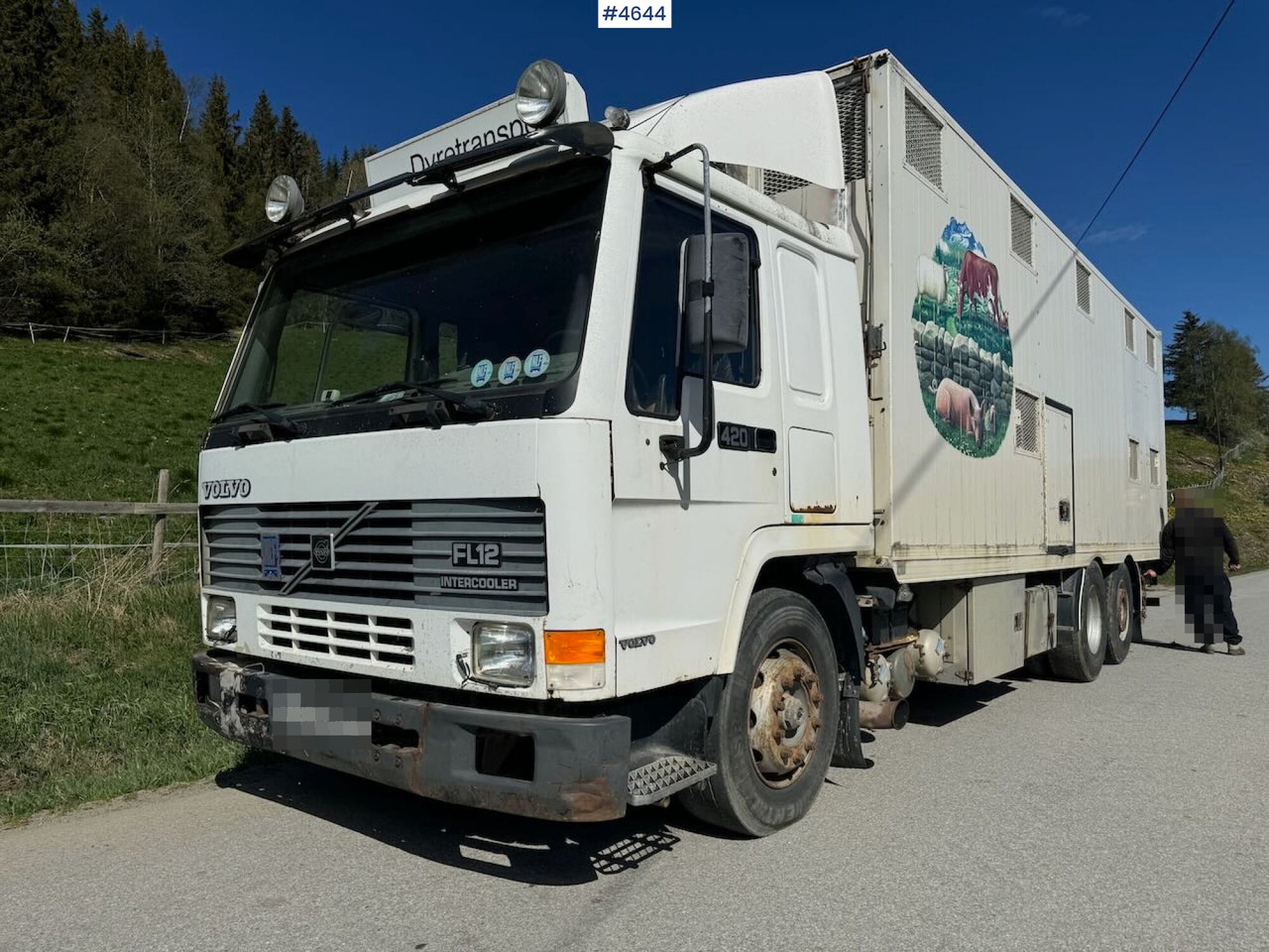 1997 Volvo FL12 6x2 Dyretransportbil - Livestock truck: picture 2 1997 Volvo FL12 6x2 Dyretransportbil - Livestock truck: picture 2