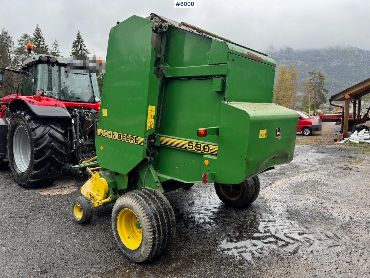 2000 John Deere 590 Round Baler. - Tedding equipment: picture 3 2000 John Deere 590 Round Baler. - Tedding equipment: picture 3