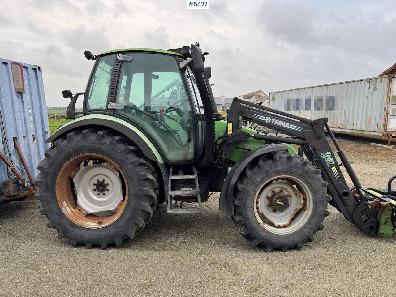 2001 Deutz Fahr Agrotron 90 w/front loader. - Farm tractor: picture 5 2001 Deutz Fahr Agrotron 90 w/front loader. - Farm tractor: picture 5