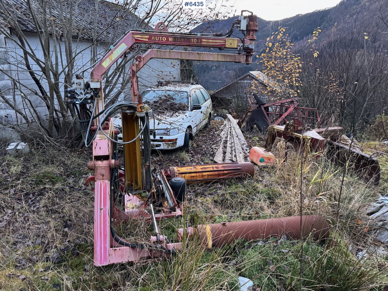 2001 Tellefsdal Auto Wrap 1300 Round bale wrapper. - Tedding equipment: picture 2 2001 Tellefsdal Auto Wrap 1300 Round bale wrapper. - Tedding equipment: picture 2