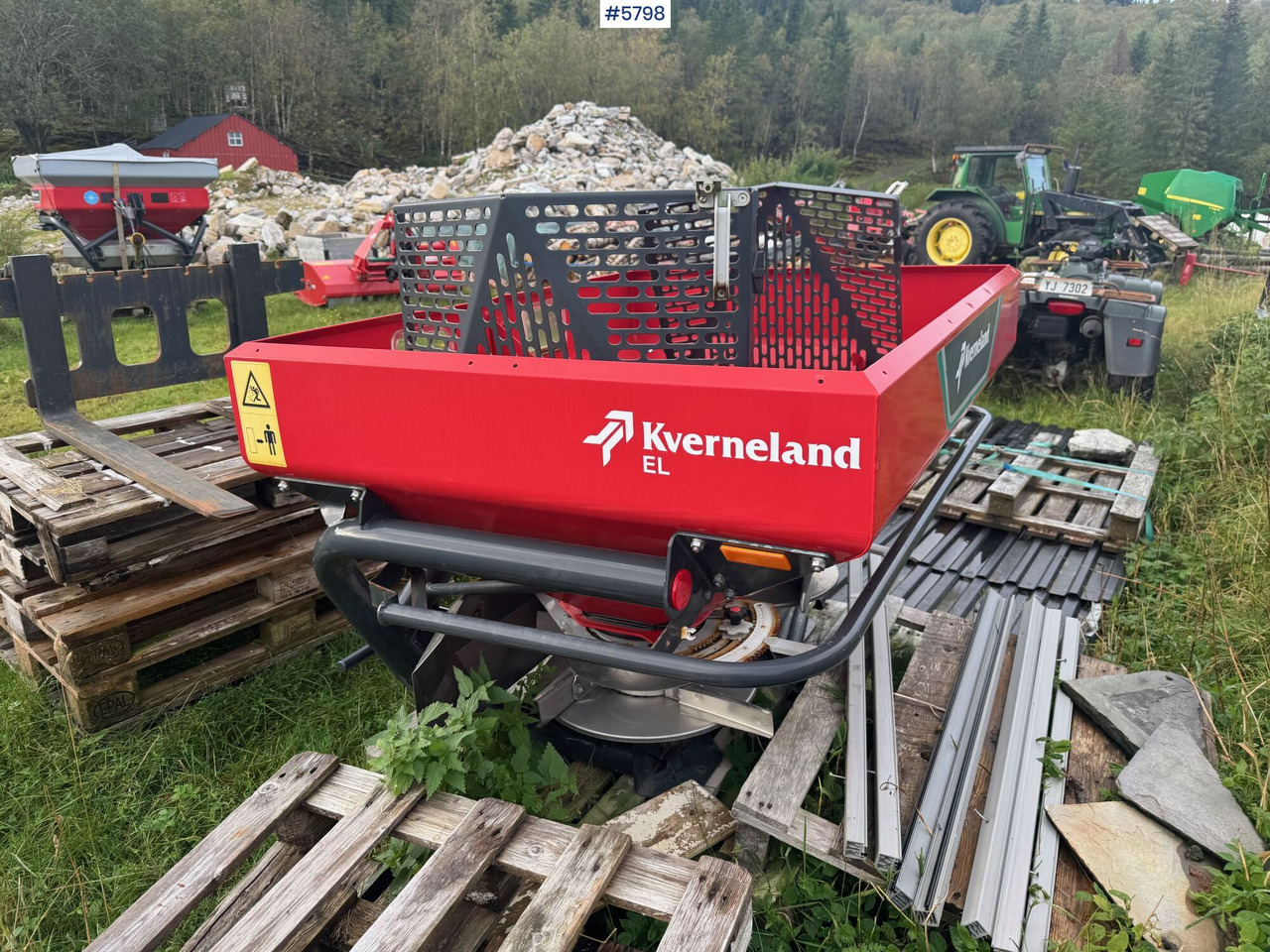 2018 Kverneland Manure spreader. Repair project - Fertilizer spreader: picture 1 2018 Kverneland Manure spreader. Repair project - Fertilizer spreader: picture 1