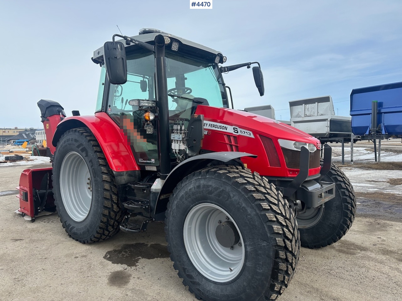 2018 Massey Ferguson MF5713 S w/ 2020 Dalen snow blower - Farm tractor: picture 3 2018 Massey Ferguson MF5713 S w/ 2020 Dalen snow blower - Farm tractor: picture 3