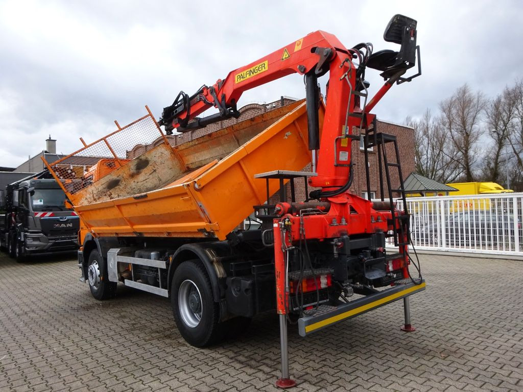 Tipper, Crane truck Mercedes-Benz 1833 Axor Kipper mit Kran Wechselsytem: picture 12