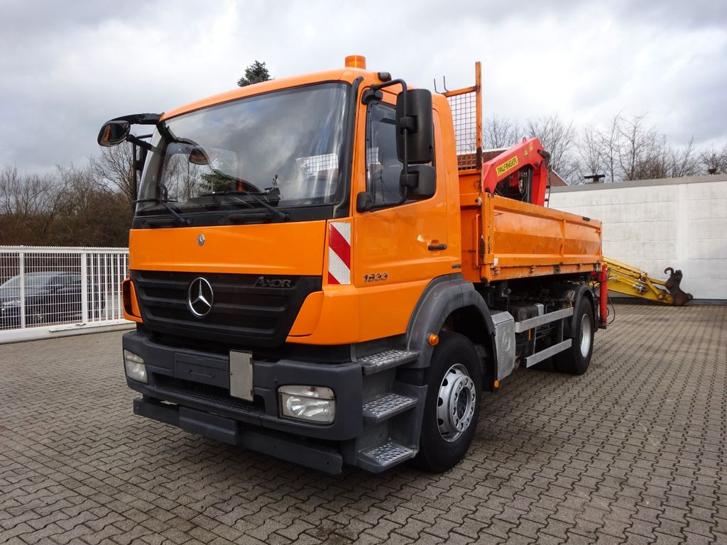 Tipper, Crane truck Mercedes-Benz 1833 Axor Kipper mit Kran Wechselsytem Mercedes-Benz 1833 Axor Kipper mit Kran Wechselsytem: picture 7 Tipper, Crane truck Mercedes-Benz 1833 Axor Kipper mit Kran Wechselsytem Mercedes-Benz 1833 Axor Kipper mit Kran Wechselsytem: picture 7
