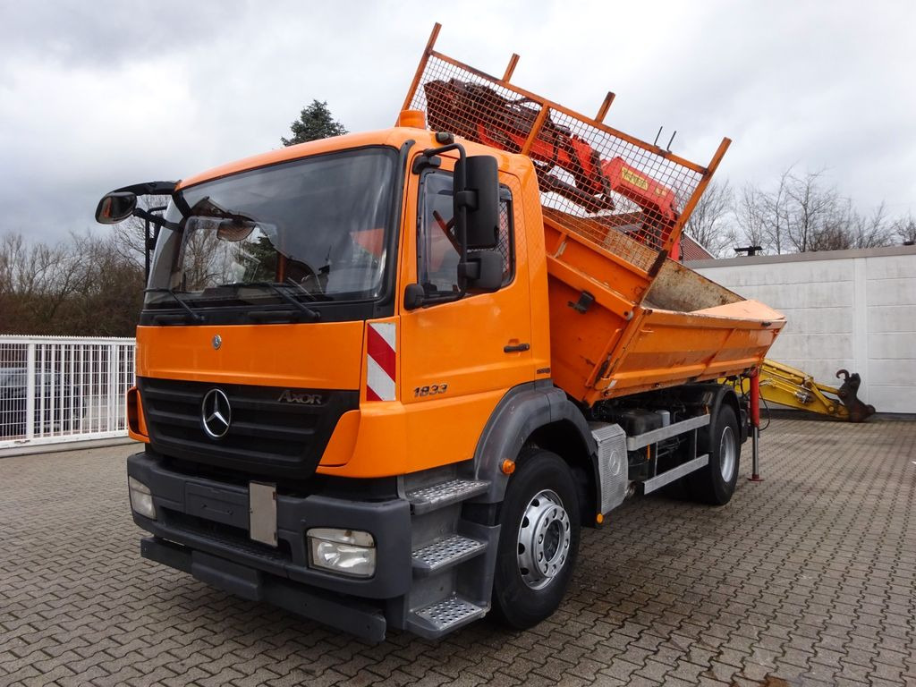 Tipper, Crane truck Mercedes-Benz 1833 Axor Kipper mit Kran Wechselsytem Mercedes-Benz 1833 Axor Kipper mit Kran Wechselsytem: picture 8 Tipper, Crane truck Mercedes-Benz 1833 Axor Kipper mit Kran Wechselsytem Mercedes-Benz 1833 Axor Kipper mit Kran Wechselsytem: picture 8