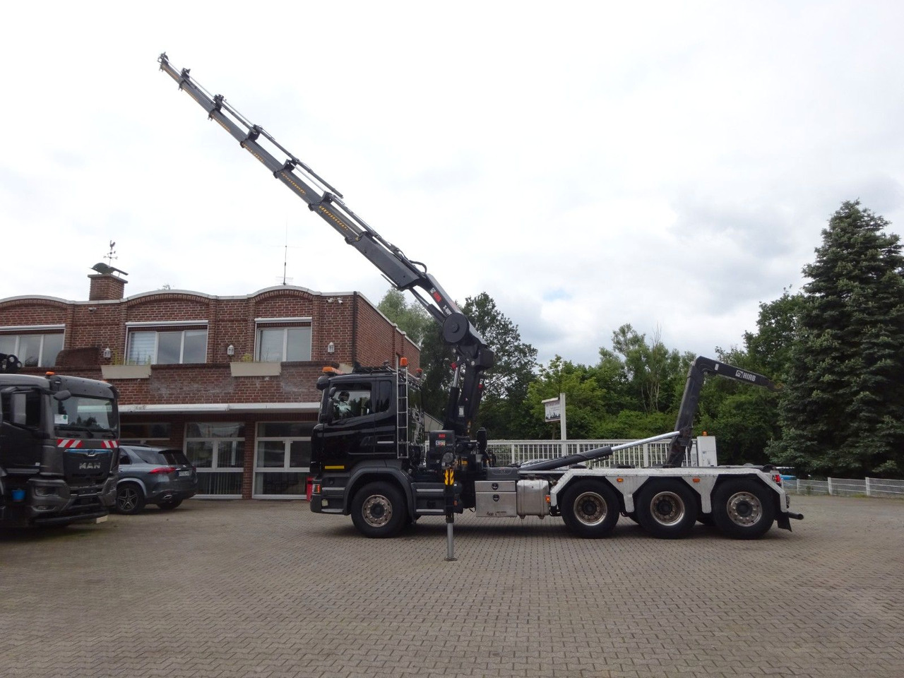 Scania R490 Abroller + HIAB 302E-6 Bj.2021 !Kran TRIDEM Scania R490 Abroller + HIAB 302E-6 Bj.2021 !Kran TRIDEM - Crane truck, Hook lift truck: picture 1 Scania R490 Abroller + HIAB 302E-6 Bj.2021 !Kran TRIDEM Scania R490 Abroller + HIAB 302E-6 Bj.2021 !Kran TRIDEM - Crane truck, Hook lift truck: picture 1
